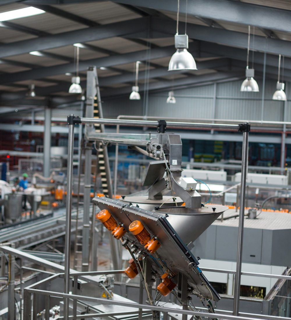 Machinery in factory